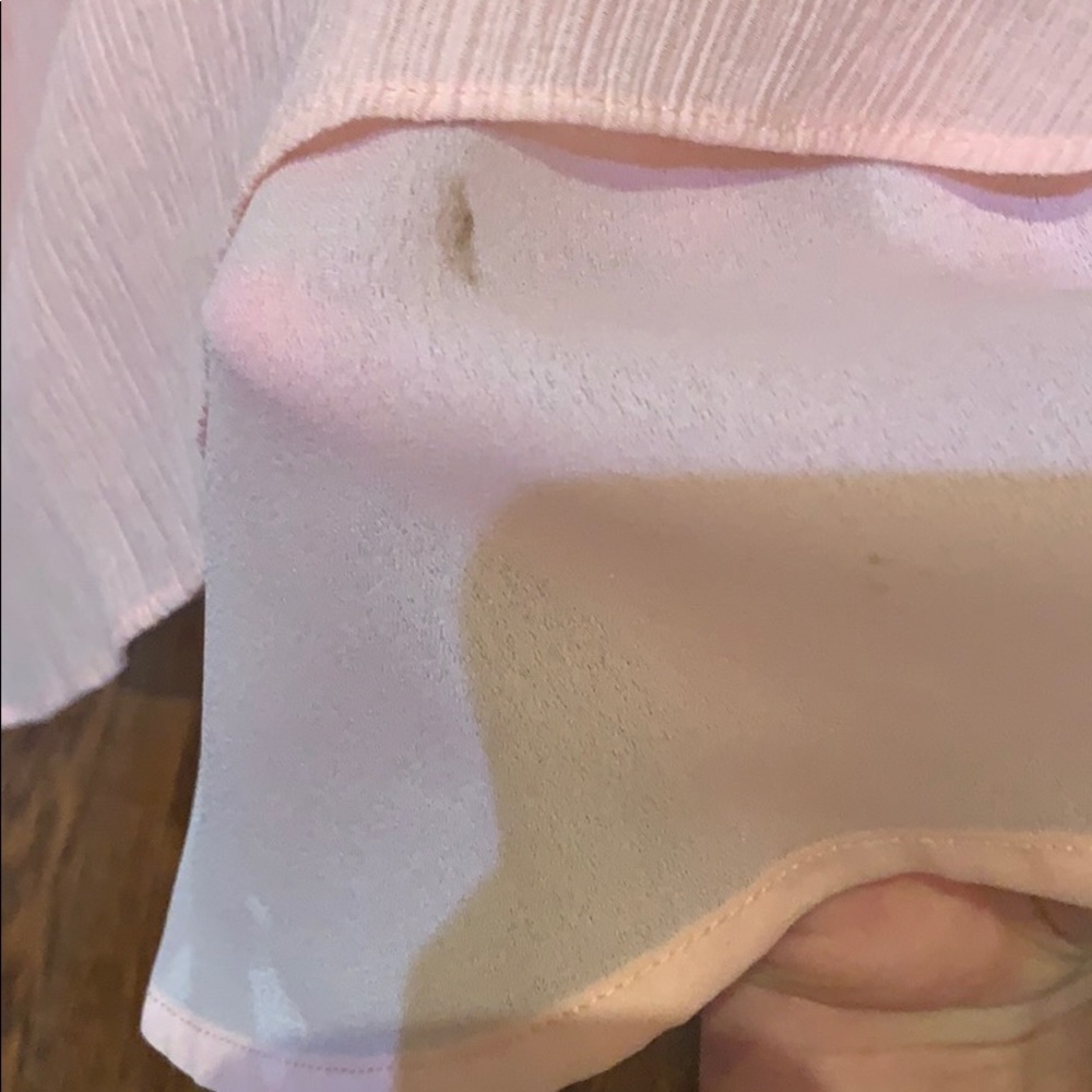 JOA  WORN ONCE Ruffle Sleeveless Pink Tank Top - Picture 9 of 9